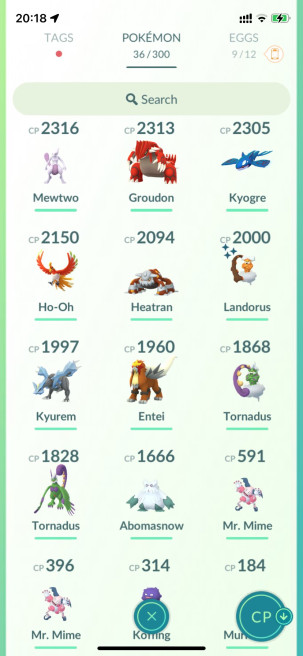 lvl21,have Legendary Mewtwo Groudon Kyogre Ho-Oh Heatran Shiny Landrous Kyurem Entei Tornadus  N8514