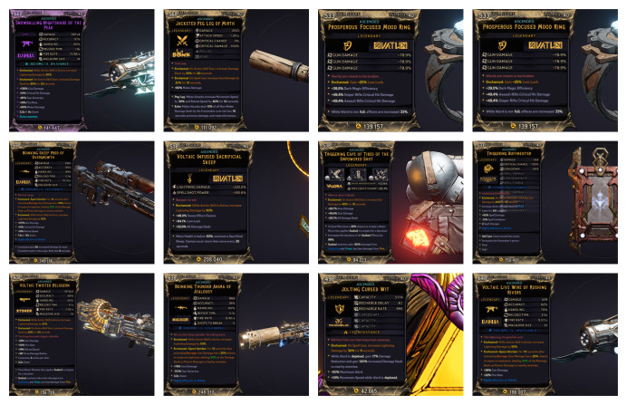 [MODDED-FULL BUILD] C100 THUNDER SPORCEROR (SPORE WARDEN/SPELLSHOT) - 12 ITEMS - SICK BUILD!