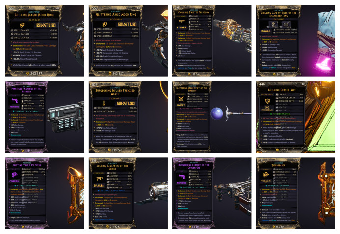 [MODDED-FULL BUILD] C100 FROST SPELLSLINGER (SPELLSHOT/GRAVEBORN) - 13 ITEMS - BEST SPELL BUILD!