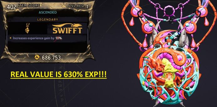 [MODDED] L1 AMULET 630% EXP GAIN - BEST LEVELING EXP AMULET IN GAME MODDED BY ME!!!