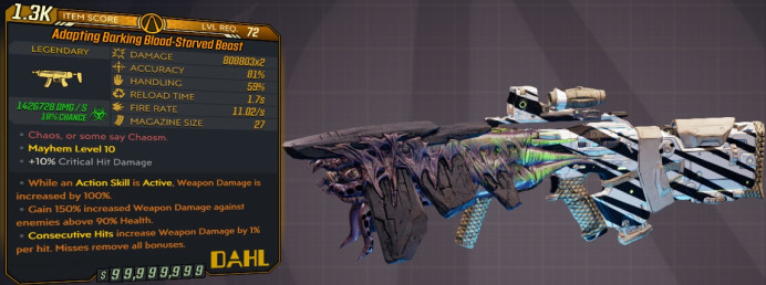 [PC/XB/PS] M10/L72 - BLOOD-STARVED BEAST 808.800x2 DMG (1.42 MIL CORROSIVE DMG) - ANOINTED x3