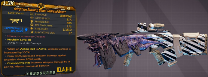 [PC/XB/PS] M10/L72 - BLOOD-STARVED BEAST 808.800x2 DMG (1.42 MIL SHOCK DMG) - ANOINTED x3