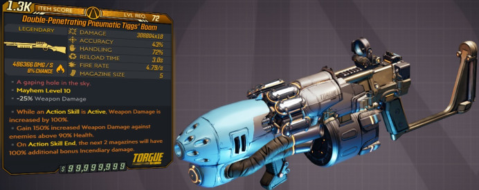 [PC/XB/PS] M10/L72 - TIGGS BOOM 308.804x18 DMG (+486k FIRE DMG) - 4.79 FIRE RATE - ANOINTED x3