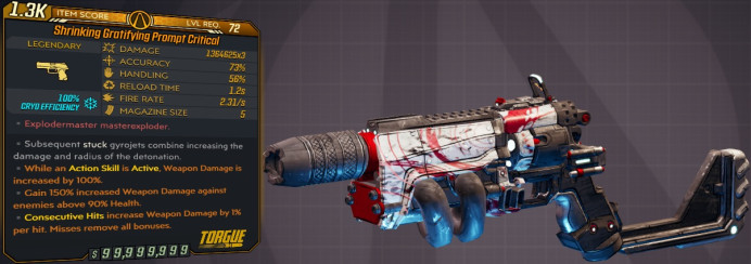 [PC/XB/PS] M10/L72 - PROMPT CRITICAL 1.364.625x3 DMG (100% CRYO EFFICIENCY) - 1.2s RELOAD - ANOINTED x3