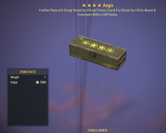 Aegis [Legendary 4 Star Mod Box]