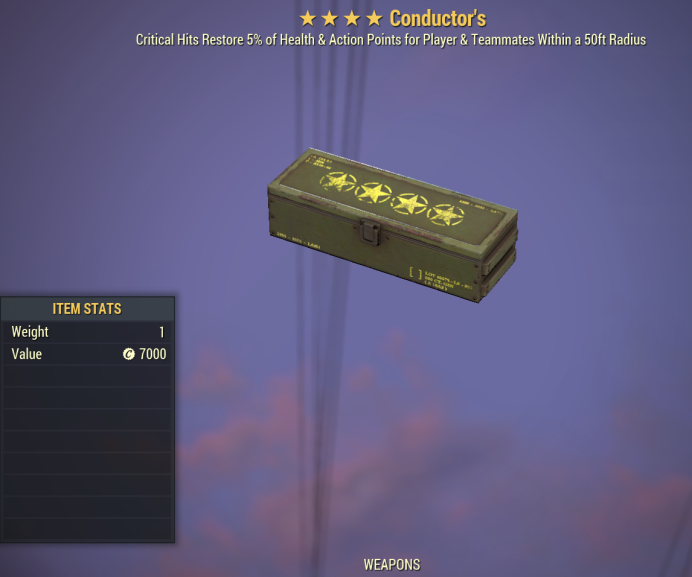 Conductor's [Legendary 4 Star Mod Box]