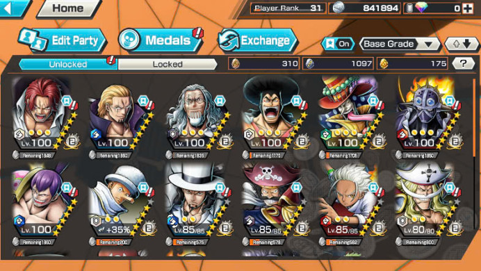 BR341-All New Ex-7 Ex(Shank V4+Lucci+Snake+Roger V2+Roger+White Beard+Oden)+Rayleigh Max+Oden V2 Max+King Max+Peros Max+Cracker Max+Kaku+SP 140%