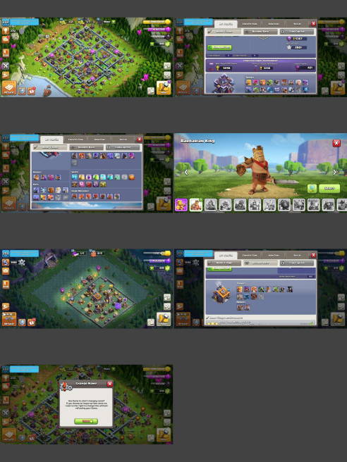 ■TH:15(73%Max) ■Heroes: K77 Q90 W41 C40 ■Skins:1 ■Gems:845 ■BH:9 ■SW:2801 ■Full Access ■Instant Delivery ■A6890