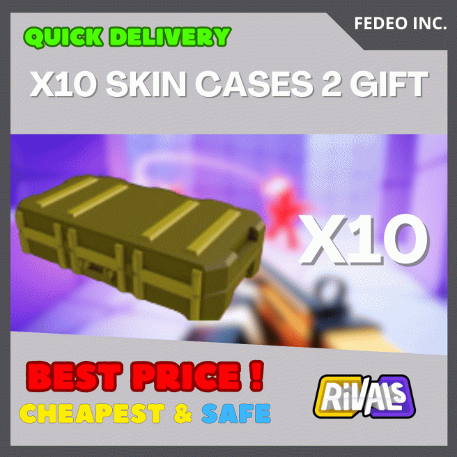  SKIN CASE 2 X 10 RIVALS ROBLOX