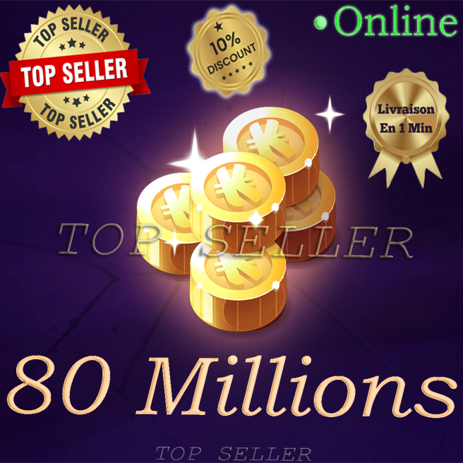 Allisteria : 80 Millions kamas (80 000 000 Kamas ) + Top bonus - fast delivery