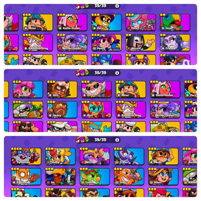 39 Characters / 1Character Level 4 / LvL 43 / Skin Full / 9 Spells / 80Emotes / Full Access