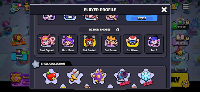 39 Characters / 4 Character Level 4 / LvL 57 / Skin Full / 9 Spells / 87 Emotes / Full Access