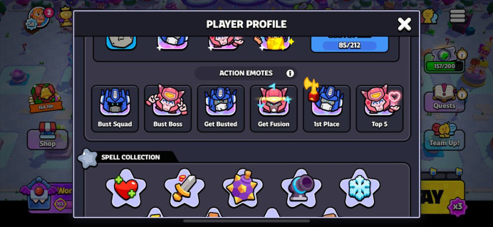 39 Characters / 2 Character Level 4 / LvL 58 / Skin Full / 9 Spells / 85 Emotes / Full Access