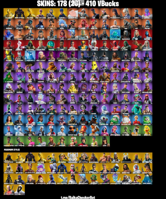 [PC/XBOX] 178 skins | OG STW | Leviathan Axe   Gold Midas  Gold Brutus   Omega (stage 5)   Lara Croft   Orange Justice   Rogue Agent   Drift 