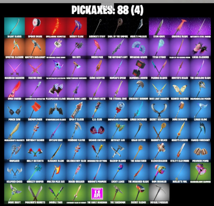 84 Skins  PC/PSN/XBOX   Spidergwen (Stacy) , Darth Vader , Erisa , Polar Peely , Krisabelle , Doctor Strange , Meow Skulls , Eren Jaeger 