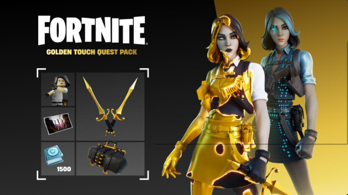Fortnite- Golden Touch Quest Pack CDKey-All Platforms [PC|PS4/PS5|Xbox One/Series X|S] Fast Delivery