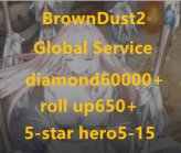 BrownDust2 | Global Service | diamond60000+ & roll up650+ & 5-star hero10-20