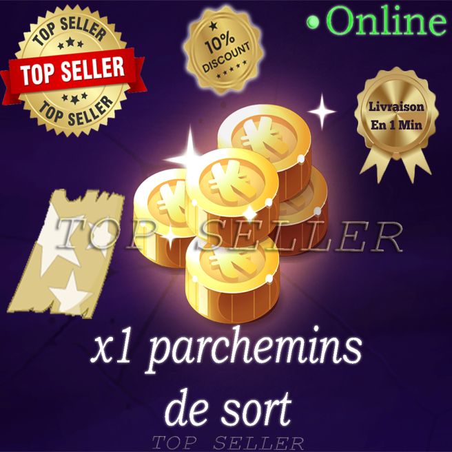 Boune : x1 Parchemins de sort + Top bonus - Fast Delivery