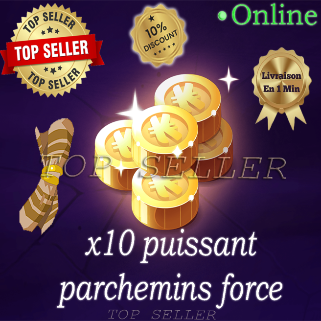 Allisteria : x10 Parchemins de force + Top bonus - Fast Delivery