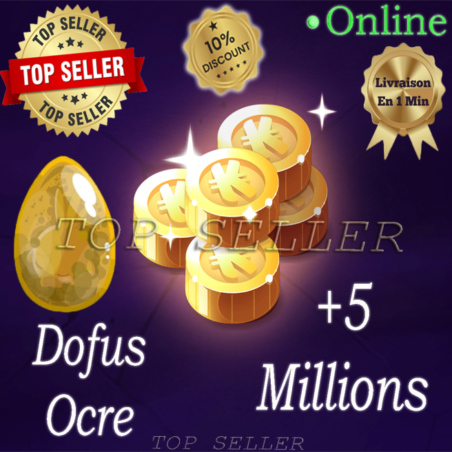 Boune : Dofus ocre + 5 Millions Bonus - Fast Delivery