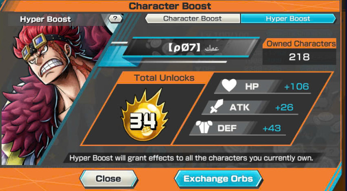 BR360-IOS+Android-Hyber 34+3 Ex Max(Kid Law+Kaido+Luffy)+Vip Medal+Support 156%+Robin Max+Brook Max+Ulti Max+Jack Max+Jabra+Kaku+Queen Max+Alber