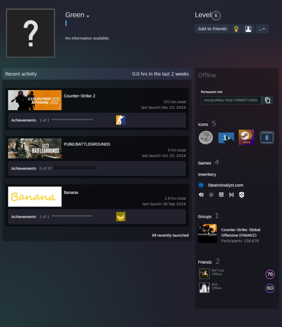 CS2 Prime+5Medals(Loyalty Badge/5 Year Veteran Coin/Global Offensive Badge/2024 Service Medal)2025 service medals-will give at the entrance