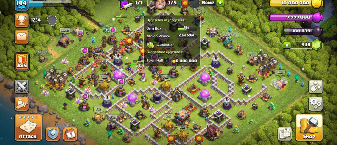 TH 11 FULL MAX | XP - 144 | WAR STAR - 965 | INSTANT DELIVERY 