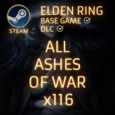 PC/STEAM ELDEN RING ALL ASHES OF WAR X116