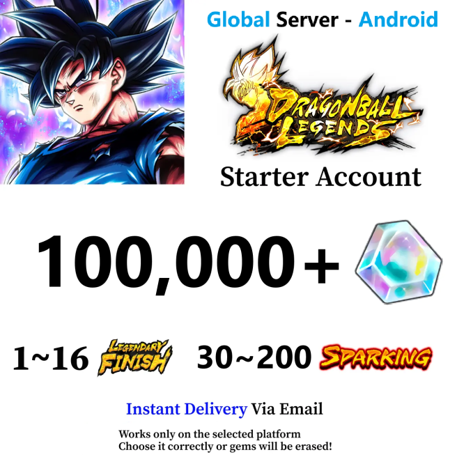 Android 100,000+ Chrono Crystal Accounts - Fast Deliver - BNID Login