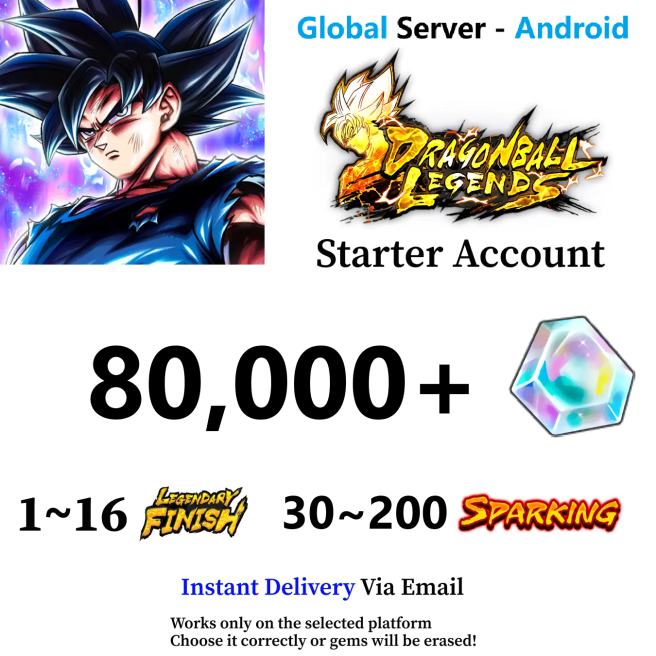 Android 80,000+ Chrono Crystal Accounts - Fast Deliver - BNID Login