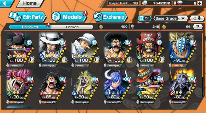 BR366-IOS+Android-3 Ex Meta Max(Lucci+Roger+Zoro)+Good Medal+Support 138%+Kaku Max+Oden V2 Max+Smoker Max+Egghead Zoro+Sanji