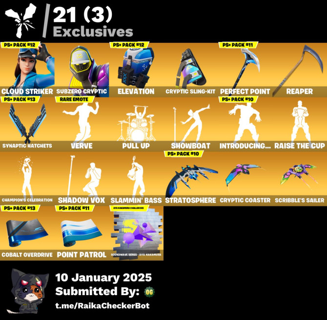 [PC] 184 skins | Master Chief | Cloud Striker | Subzero Cryptic | Snap | Paradigm (Reality-659) | Nezumi | Peter Griffin | cod44