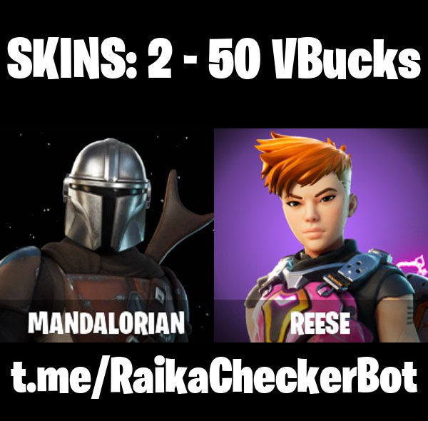 [PC] 2 skins | Mandalorian | Reese | Fishstick Janky | Dynamo Grav-Suit | Clawz Retro | Ne'jari Warhammer | Snap | Boomin' | Boogie Down | 50 VB