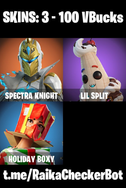 [PC] 3 skins | Spectra Knight | Lil Split | Holiday Boxy | Spectra Protector | Electric Shredder | Renegade Rustcat | SHADOW Ranker | 100 VB