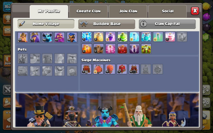 TH - 13 | XP - 162 | HEROES 68/75/46/50/24 | WAR STAR 830 | WALLS MAX | INSTANT DELIVERY