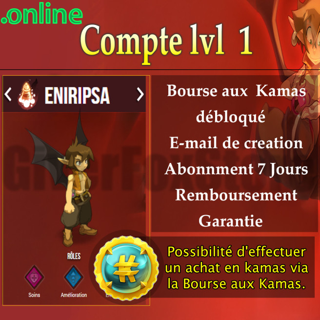 compte dofus , Bourse aux kamas Débloquer . abonné 7 jours *