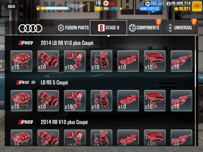 All Stage 6 Parts