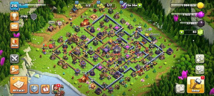 Th 15 / LeveL 216 / Gems 83 / Heroes (77 82 60 60 38) / CN 500 / code 148m