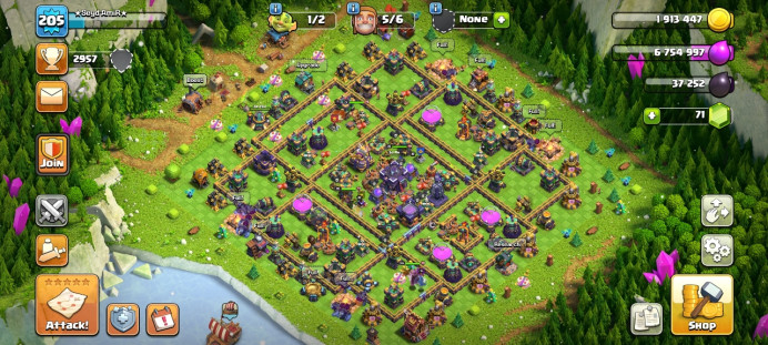 Th 15 / LeveL 205 / Gems 71 / Heroes (75 81 60 55 30) / CN 1000 / code 153m