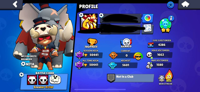 RARE ACCOUNT-112 TOP SKINS-DEMON MORTIS AND MECHA-TUSKED NITA