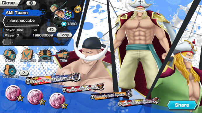 BR373-Hyber Boost 44+3 Ex Max(Kid Law+Kaido v3+White Beard)+Good Medal+SUP 163%+Bounty Max(Uta+King+Alber+Cracker+Sanji+Donflamingo+Pero)-Jabra