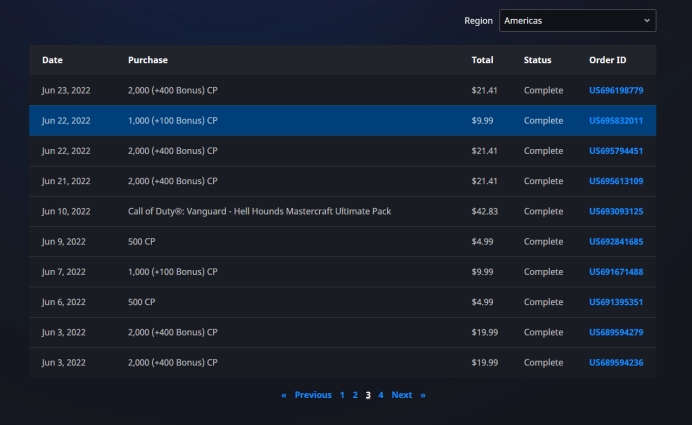 Call of Duty Vanguard / Full Mail Access / see the pciture / Please Read Description / bckyq