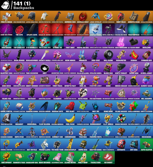 [PC/XBOX/PSN ] 105  skins , Midas . Ghoul Trooper . Spider-Man , Frozen Fishstick .LQ74 