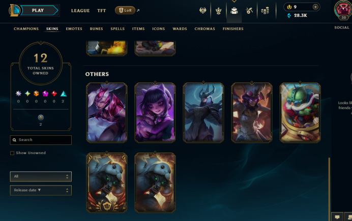 NA EMAIL CHANGEABLE 30 LVL UNRANKED  50 CHAMPIONS 12 SKINS UFO Corki Judgment Kayle Urf the Manatee