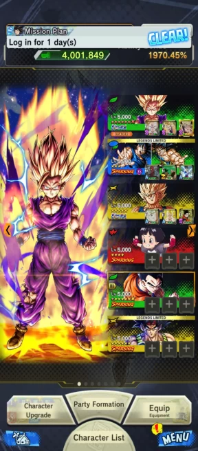 D236-2 UL(Majin Vegeta+Gohan Full Red Star)+25 Legend Good Star+Nice Equipment+Full Team Gohan+Ultimate Gohan+Beast Gohan+SS3 Gohan+Goku&Bardock