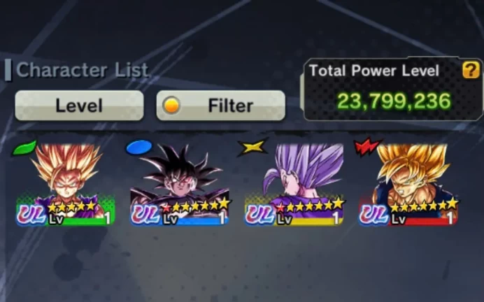 D238-IOS+Android-4 UL(Beast Gohan+Turles+SS2 Gohan)+16 Legends+Pikkon+SS3 Goku+Trunks+Cell+SS4 Gogeta+Event Farm CC