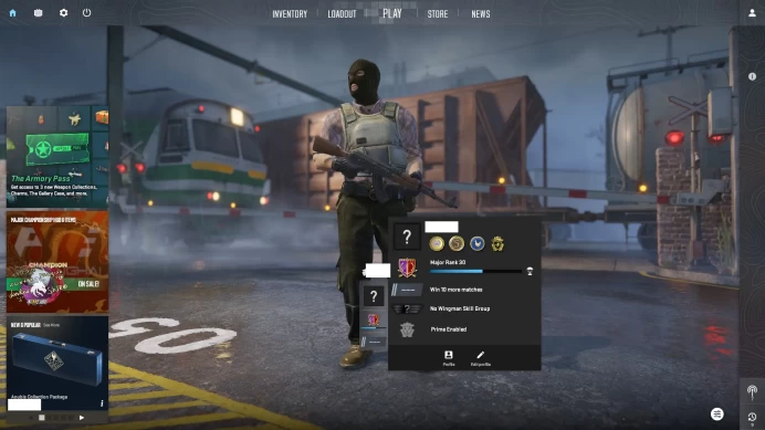 [ID:11226][PRIME][PREMIER MODE AVAILABLE][VERY RARE] UN (UNRANKED || 0 MM AFTER UPDATE || 945 HOURS || MEDALS)