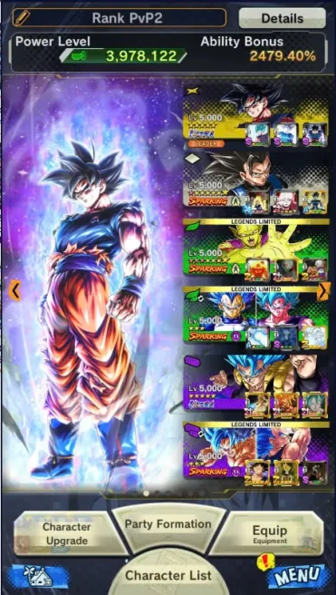 D254-IOS+Android-3 UL(Goku Uis+Gogeta Blue)-31 Legend Good Star-Vip Equipment-Ultimate Gohan+SS 3 Goku+Many Sparking+Zenkai Good Star+Nice Team