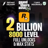 [Rockstar] 2 BILLION $ Total 35 Million Pure Cash + 8000 LEVEL + 1 BILLION KD + FAST RUN | ALL UNLOCK | MAX STATS | ANTI BAN | # MALE FEMALE ANY