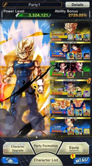 D257-IOS+Android-UL Majin Vegeta Full Red Star+14 Legends+Have Equipment+SS4 Goku and Vegeta+SS3 Goku and Vegeta+Fusion Vegeta and Goku+Story